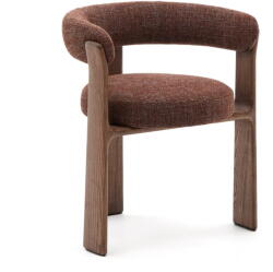 Kave Home Barna kőrisfa karfás étkezőfotel Granite - Kave Home