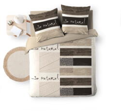 douceur d'intérieur Barna kétszemélyes pamut ágyneműhuzat 200x200 cm So Natural - douceur d'intérieur