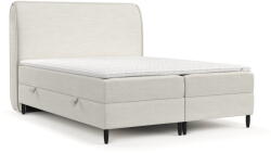Maison de Reve Krémszínű ágyneműtartós boxspring ágy 200x200 cm Melba - Maison de Rêve
