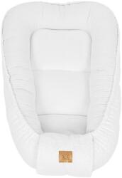 MeowBaby Fehér babafészek 55x83 cm - Meowbaby