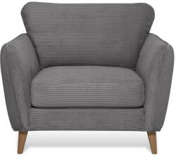 Scandic Sötétszürke kordbársony fotel Paris - Scandic