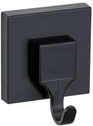 Wenko Fekete öntapadós műanyag akasztó szett 2 db-os Quadro - Wenko