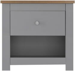 Støraa Szürke éjjeliszekrény Emerald - Støraa