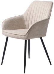 Unique Furniture Bézs kárpitozott karfás étkezőfotel Nolan - Unique Furniture - bonami - 51 320 Ft