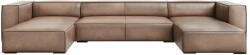 Windsor & Co Sofas Világosbarna bőr sarokkanapé ("U" alakú) Madame - Windsor & Co Sofas