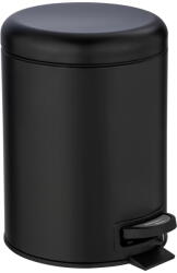 WENKO Leman fekete szemetes, 5 l - Wenko