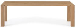 Kave Home Natúr színű étkezőasztal tölgyfa dekorral 110x220 cm Deyanira - Kave Home