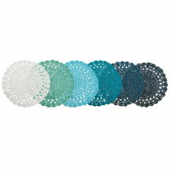 VDE Tivoli 1996 Papír tányéralátét szett 6 db-os ø 38 cm Uncinetto - VDE Tivoli 1996