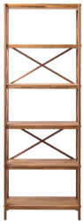 Unique Furniture Natúr színű tölgyfa polcos állvány 70x198 cm X-Shelf - Unique Furniture