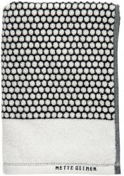 Mette Ditmer Fekete-fehér pamut törölköző 50x100 cm Grid - Mette Ditmer Denmark
