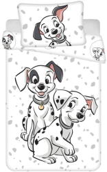 Jerry Fabrics Fehér pamut gyerek ágyneműhuzat babaágyhoz 100x135 cm 101 Dalmatians - Jerry Fabrics