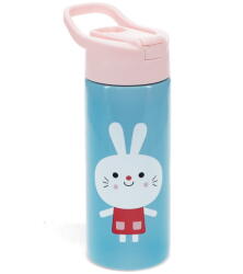 Rex London Világoskék rozsdamentes acél gyerek ivópalack 500 ml Lottie & Friends - Rex London