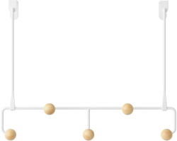 Umbra Fehér-natúr színű fém ajtófogas 39 cm Estique - Umbra