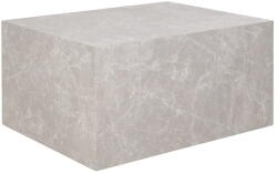 House Nordic Bézs dohányzóasztal márvány dekorral 60x80 cm Prague - House Nordic