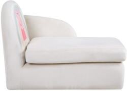Roba Fehér bársony gyerek kanapé 75 cm Peppa Pig - Roba