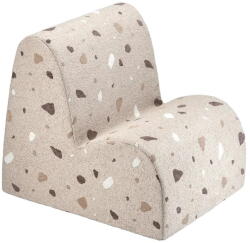 Wigiwama Világosbarna buklé-zsenília gyerek fotel Terrazzo Cloud - Wigiwama