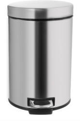 Orion Fényes ezüstszínű rozsdamentes acél pedálos szemetes 3 l - Orion