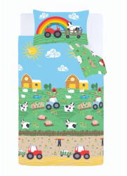 Catherine Lansfield Gyerek ágyneműhuzat babaágyhoz 120x150 cm Farmyard Animals - Catherine Lansfield