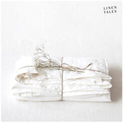 Linen Tales Fehér lenkeverék lepedő 230x270 cm - Linen Tales