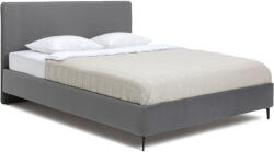 Bonami Szürke kárpitozott franciaágy ágyráccsal 180x200 cm Noira Slim - Bonami Selection