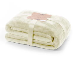 Restilo Mic krémszínű mikroszálas takaró, 200 x 220 cm - DecoKing