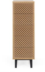 Woodman Camden Narrow Diamond Print nyírfa komód, 40 x 123 cm - Woodman