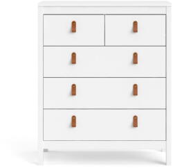 Tvilum Fehér magas komód 82x99 cm Madrid - Tvilum