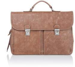 Ferruccio Laconi Brief férfi konyakbarna bőr aktatáska - Ferruccio Laconi