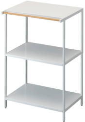 YAMAZAKI Matt fehér acél polcos állvány 60x90x46, 5 cm Tower - YAMAZAKI
