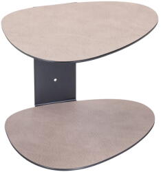 LIND DNA Szürke acél fali polc 29 cm Curve Bull - LIND DNA