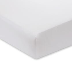 Bianca Luxury fehér pamutszatén lepedő, 135 x 190 cm - Bianca