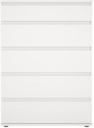 Tvilum Fehér magas komód 77x107 cm Nova - Tvilum