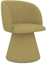 makamii Mustársárga kárpitozott étkezőfotel Maia - Makamii