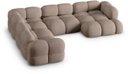 Cosmopolitan Design Barna sarokkanapé (bal oldali-U alakú) Loretto - Cosmopolitan Design