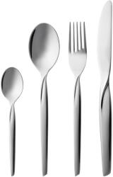 Gense Ezüstszínű rozsdamentes acél evőeszköz készlet 16 db-os Twist - Gense