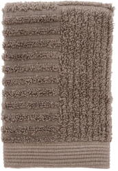 Zone Szürkésbarna frottír pamut törölköző 30x30 cm Classic - Zone