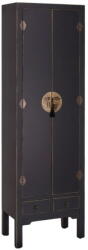 Ixia Fekete ruhásszekrény 55x185 cm Oriente - Ixia