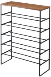 Yamazaki Fekete fém cipőtartó Tower - YAMAZAKI