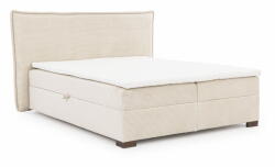 ROPEZ Bézs ágyneműtartós boxspring ágy 180x200 cm Lysa - Ropez
