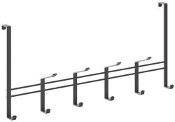 Metaltex Fekete fém ajtófogas 45 cm Lava - Metaltex