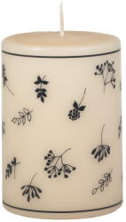 Unipar Fleur bézs-kék gyertya, égési idő 48 óra - Unipar