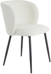 Light & Living Fehér kárpitozott étkezőfotel Elyna - Light & Living