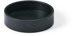 LIND DNA Fekete dekoratív fa tárolódoboz ø 11x3 cm Circle S - LIND DNA