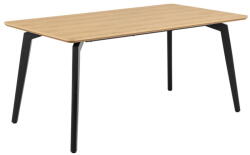Actona Étkezőasztal tölgyfa dekoros asztallappal 90x160 cm Cadiz - Actona