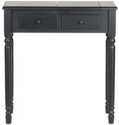 WOOOD Romy fekete borovi fenyő fésülködőasztal - WOOOD