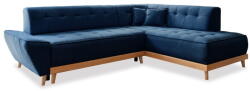 Miuform Dazzling Daisy L sötétkék kinyitható kanapé, jobb oldalas - Miuform