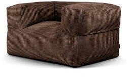 SLOWDOWN Sötétbarna kordbársony babzsákfotel MooG - SLOWDOWN