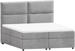 ROPEZ Világosszürke ágyneműtartós boxspring ágy 140x200 cm Rico - Ropez