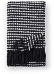 Catherine Lansfield Fekete takaró 125x150 cm Stab Stitch - Catherine Lansfield