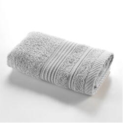 Douceur d'intérieur Világosszürke frottír pamut törölköző 30x50 cm Tendresse - douceur d'intérieur